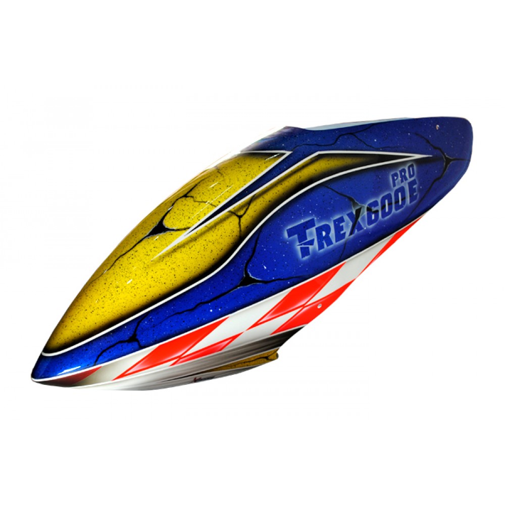 XCanopy Airbrush Fiberglass Galaxy Canopy - TREX 600E PRO